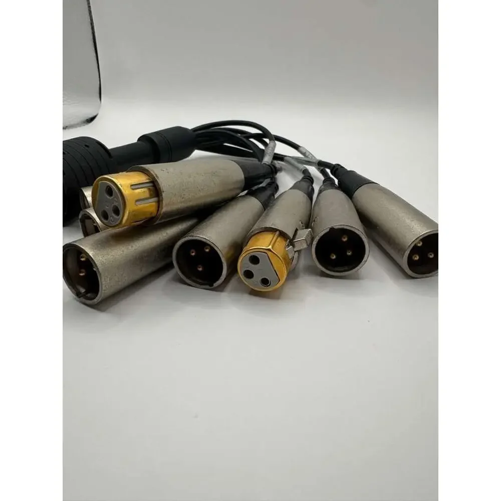 DB25 3-Row to 8 XLR Breakout Snake Cable 6 Male 2 Female